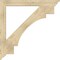 Ekena Millwork Merced Traditional Rough Sawn Bracket, Douglas Fir, 4"W x 42"D x 42"H BKT04X42X42MRC01RDF - alternate 4
